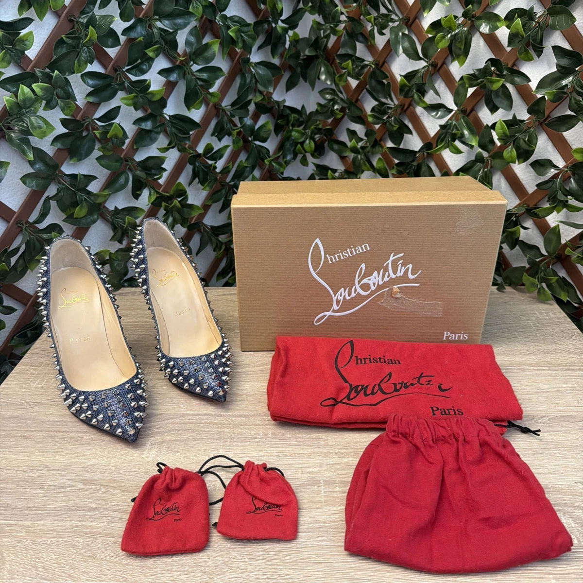 Christian Louboutin Women's Blue Spikes for sale | eBay