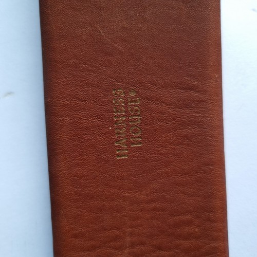Harness House Steerhide Leather Belt Made in USA Vintage 34in Approx Waxed Tan - Picture 10 of 12