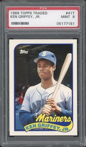 1989 Topps Traded Ken Griffey Jr. RC #41T PSA 9 MINT HOF Seattle Mariners