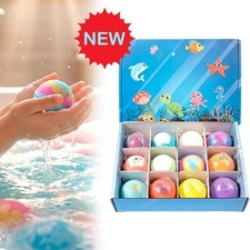 Bath Bombs with Surprise Inside, Fizzy Bubble Bath Gift Set, Bath Fizzies