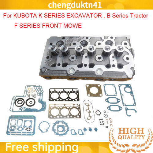 For Kubota D850 D950 Engine Complete Cylinder Head Assy with Valves & Springs
