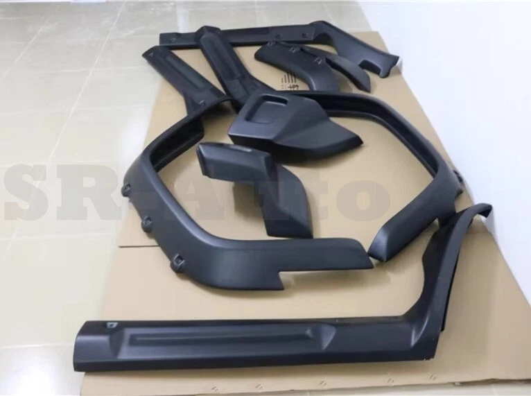 Para Hummer H2 2003-2009 Carrocería ancha Rueda-ceja Protector Versión Cuerpo ancho Ángulo 8 piezas Foto 2 de 4