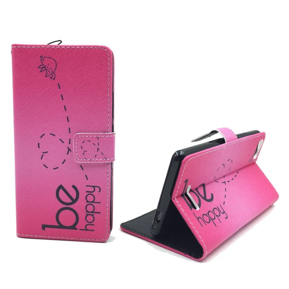 Funda para móvil Carcasa Wiko Fever 4G Bolso Wallet Estuche - Imagen 4 de 4