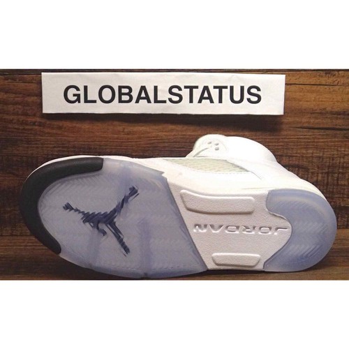 Nike Air Jordan 2015 5V retro plata metálica juvenil talla 5Y (440888-130) - Imagen 6 de 7