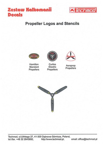 Propeller logos and stencils - 48126 - decals