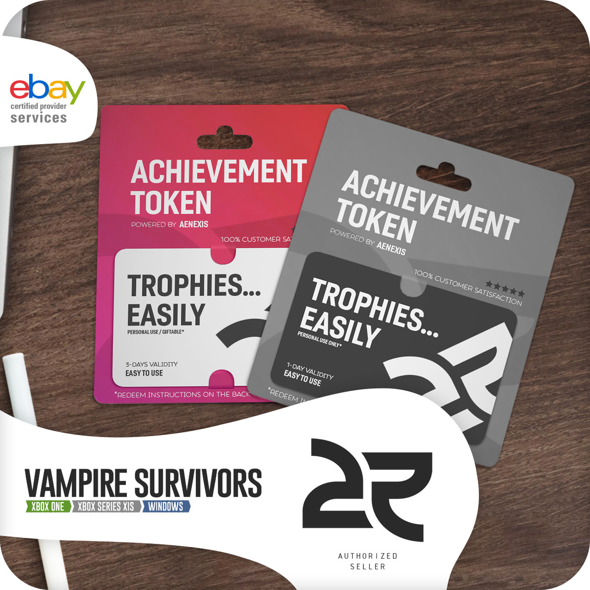 ✅ Vampire Survivors ✅ XBOX ACHIEVEMENTS UNLOCK TOKEN 100% COMPLETION GAMERSCORE