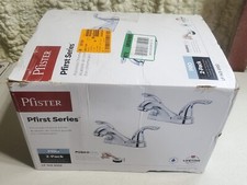 Pfister Pfirst Series 4 in. Centerset 2-Handle Bathroom Faucet Kit Chrome 2-Pack