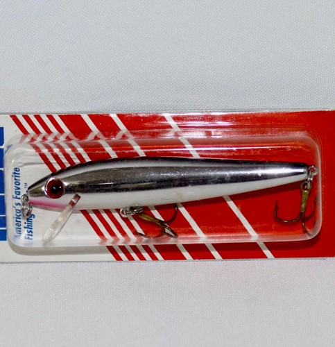 Rebel Pradco Hardbait Fishing Silver Black Minnow 3.5” NIP #14020V - Picture 9 of 10