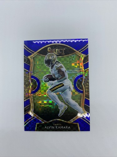 2020 Select Alvin Kamara Blue Checkers Prizm Concourse Level 73/175 SP - Picture 3 of 8