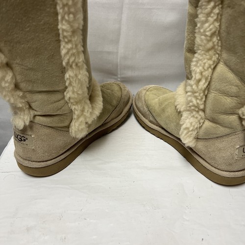 UGG Australia Women's Chestnut "Sunsparkle" Tall Boots #5274 ~~Sz US4/ EU34 - Picture 4 of 10