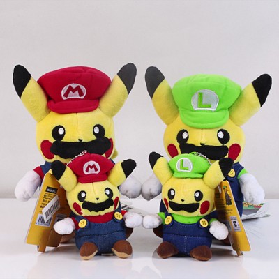 mario and luigi pikachu plush