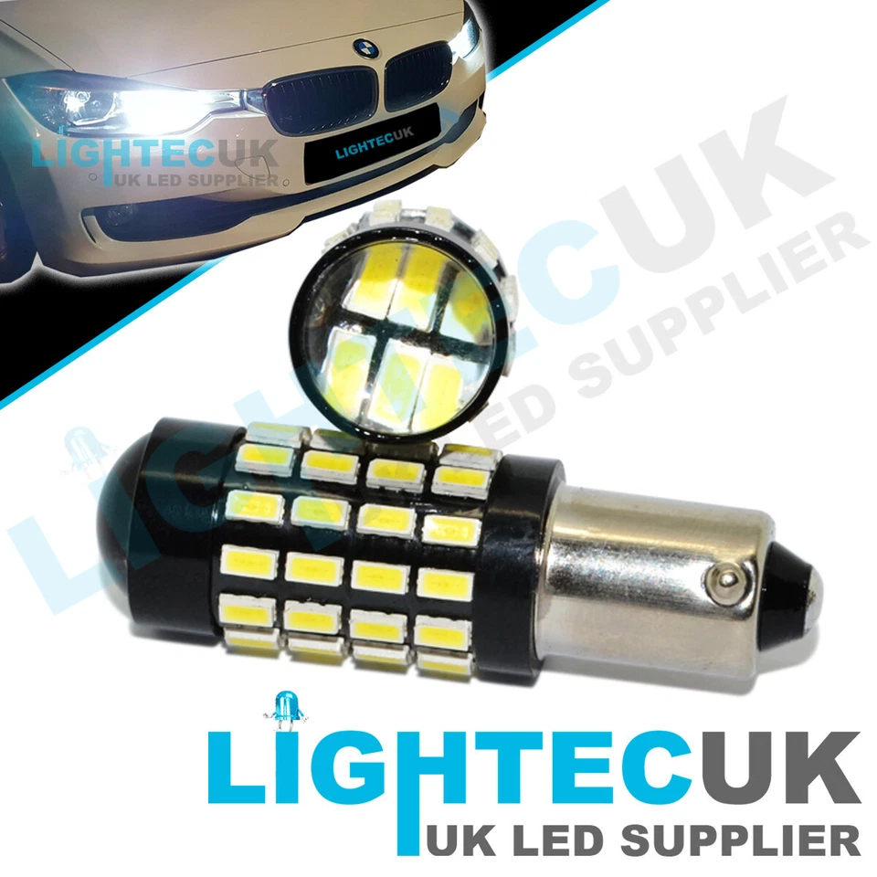 2x BAX9S H6W 433 XENON LED CANBUS BULBS SIDELIGHTS VW AUDI BMW F20 F30 F31 F34 - Image 3 of 4
