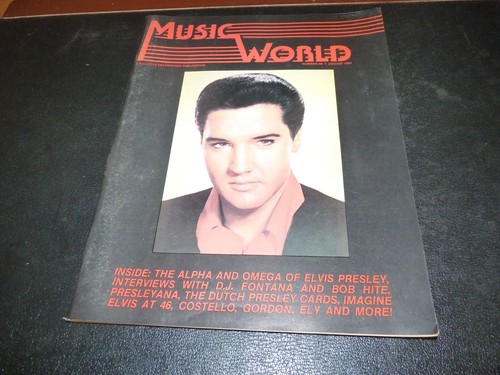 Revue "MUSIC WORLD N°88 - AUGUST 1981 : ELVIS PRESLEY" - 第 1/2 張圖片