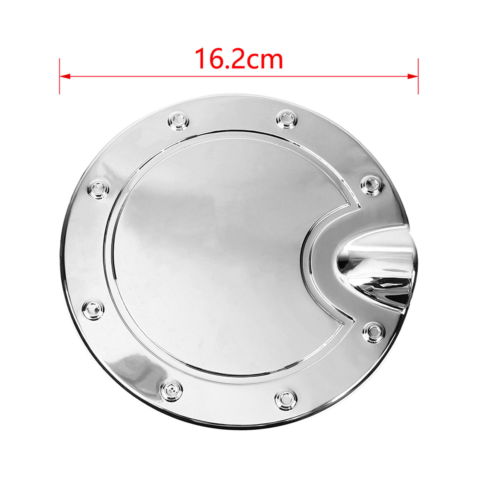 Chrome Fuel Tank Door Cover Gas Trim Fit for Dodge RAM 1500 1017