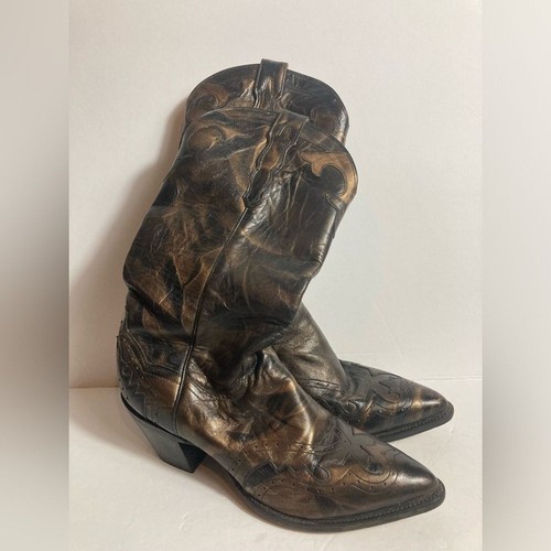 Dan Post Botas Vaqueras Cuero Talla 10M Estilo DP 3245 Marrón - Imagen 2 de 9
