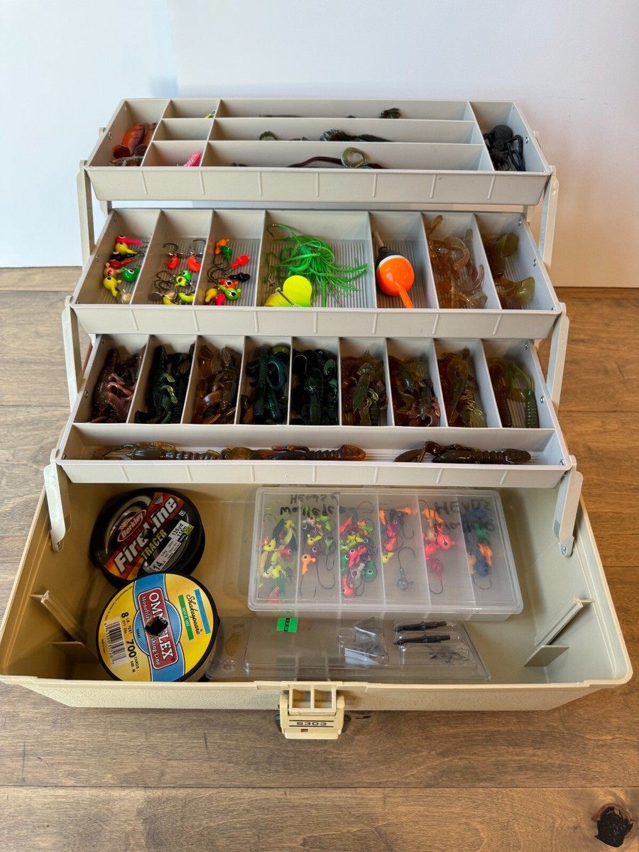 Plano 6303 – Boîte De Pêche Vintage 3 Niveaux – Pliable – Fabriquée Aux USA