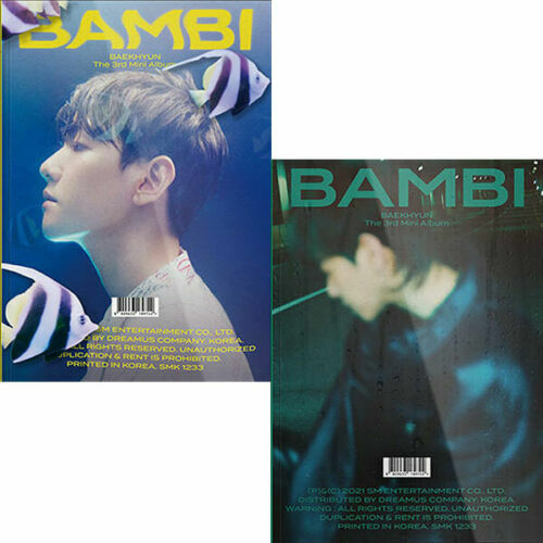 EXO BAEKHYUN BAMBI 3rd Mini Album PHOTO BOOK RANDOM Ver. CD+Book+3 Card+etc - Bild 1 von 12
