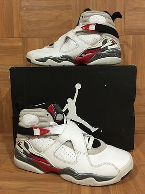 BOYS🏃🏻 Nike Air Jordan VIII 8 Retro Bugs Bunny White True Red