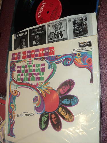 BIG BROTHER AND THE HOLDING COMPANY FEATURING JANIS JOPLIN LP LONDON GERMANY