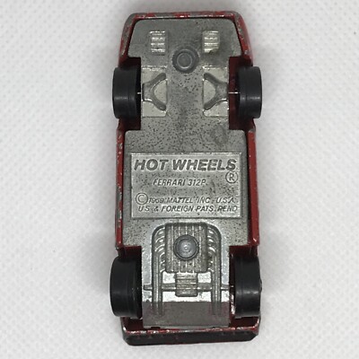 Hot Wheels Redline Ferrari 312P 1969 Red Made In USA W/Button | eBay