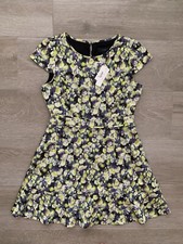 New J Crew Womens Dress A Line Floral Flare 10 Petite 10P NWT