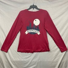 Harry Potter Long Sleeve Short Burgundy Boys Size S