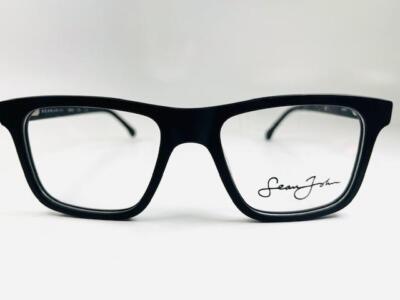 New SEAN JOHN SJO 5129E 005 Matte Black Eyeglasses 54/19/150 Sean John Black Eyeglass Frames for sale | eBay main image 2