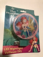 Led Night Light-Disney Ariel Plug- In- New
