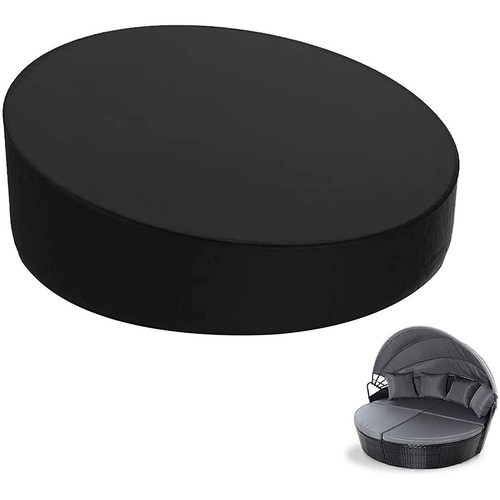 Waterproof Heavy Outdoor Sofa Furniture Cover Day Bed Garden Patio Round - Picture 10 of 12