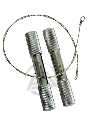 #ad OB Dehorning Wire Saw with Handles for Cattle Deer Bulls Horn Cutting Wire $23.99