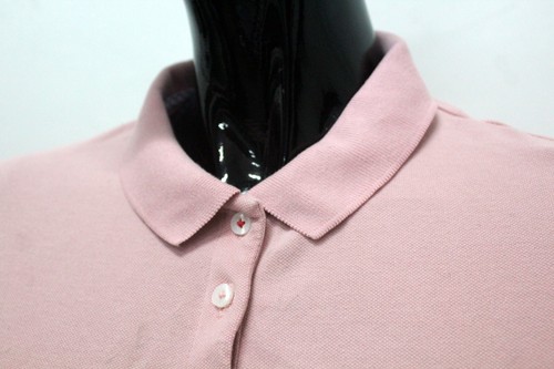 Tommy Hilfiger Polo Donna Taglia L Maglietta Rosa Estiva Cotone Maglia T-shirt - Foto 3 di 11