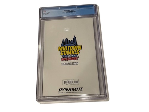 RARE Dynamite Comics Vampirella v5 #1 Midtown Comics Variant CGC 9.4 Comic Book - Picture 3 of 5