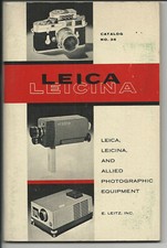 LEICA Leicina Catalog 36 October 1, 1961 vintage very good