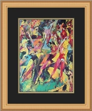 Leroy Neiman Playboy Club Chicago Custom Framed Print