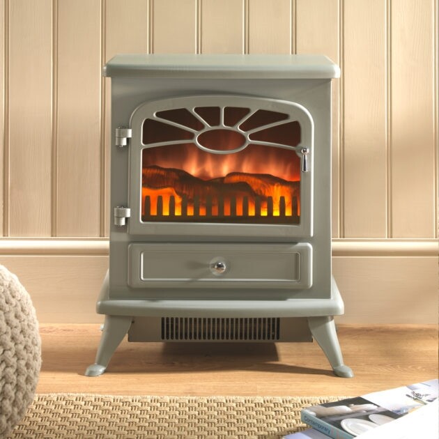 Focal Point Electric Stove Fire Es2000 choose - Cream, Black, Grey or  Burgundy | eBay