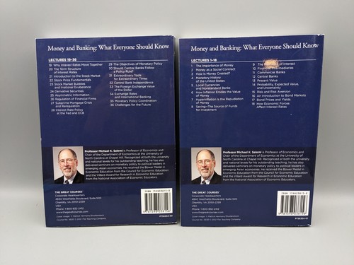 The Great Courses Money & Banking What Everyone Should Know Transcript 3 DVD Set - Picture 2 of 16