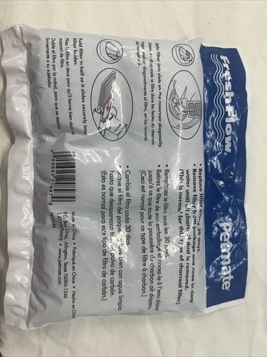 Filtro de carbón de repuesto de flujo fresco Petmate 6 unidades - Imagen 2 de 2