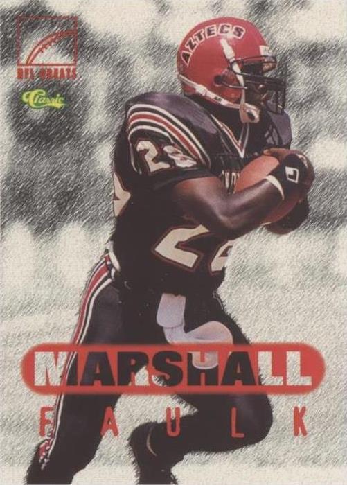 1996 Classic NFL Rookies Marshall Faulk #79 - 1 of 2