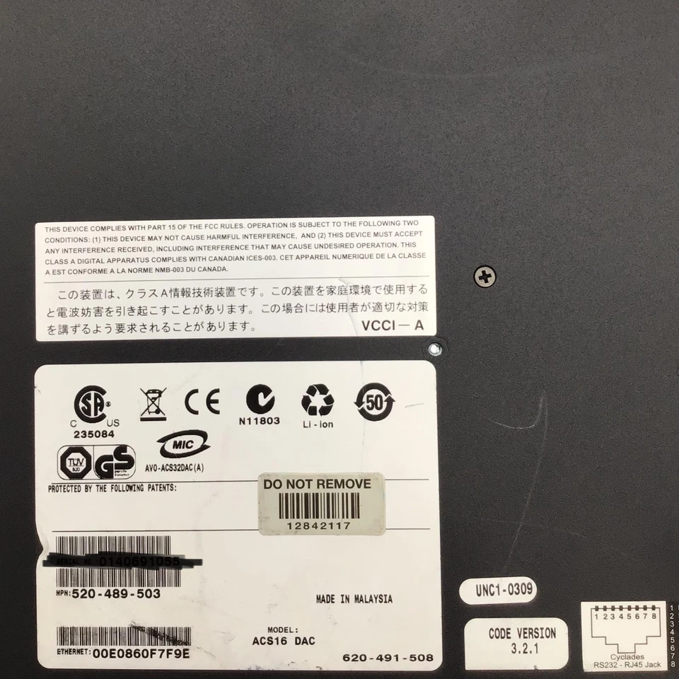 Avocent Cyclades 16 Port RJ45 Serial Console Remote Access Terminal Dual PSU - Image 4 of 4