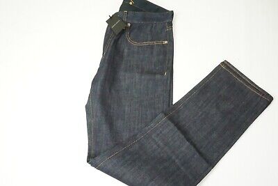 Giorgio Armani Black Label Dark Blue Cotton Blend 5 Pocket Giorgio Armani Black Label Dark Blue Cotton Blend 5 Pocket