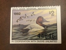 ICOLLECTZONE US 1993 South Dakota Duck Stamp 