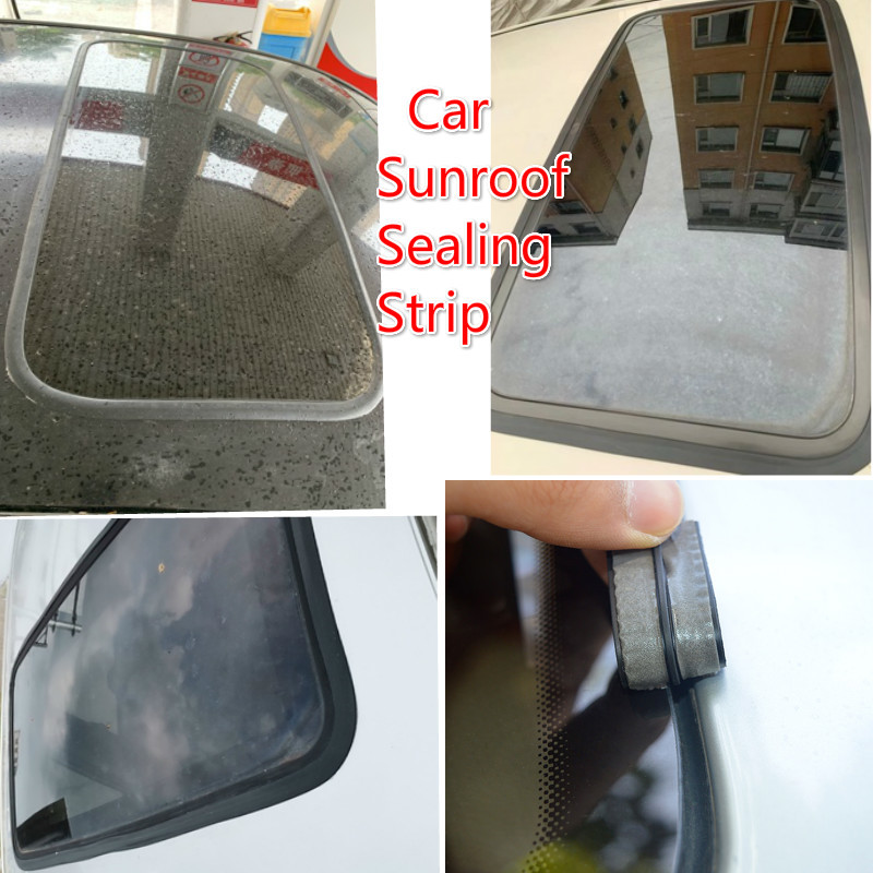 Car Sealing Strip T Type Rubber SelfAdhesive Sunroof Window