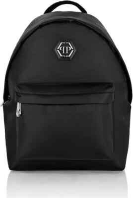 Philipp Plein - PP1978 Black Nylon Backpack Unisex Retail $1,120