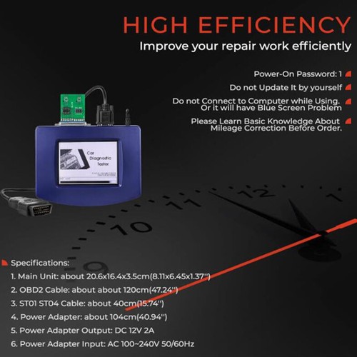 Probador de diagnóstico de automóvil Digiprog 3 DP3 V4.94 Herramienta OBD2 de corrección de kilometraje de automóvil automático - Imagen 8 de 9