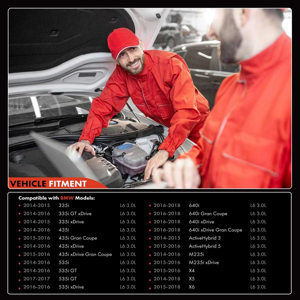 Turbocompresor para BMW 335i GT xDrive 435i Gran Coupé 535i GT 640i X4 X5 X6 Foto 3 de 4