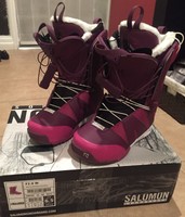 Salomon F20 W Womens 4,5,6.5 Advanced Snowboard Boots 2013 Msrp$270 Salomon F20 W Womens 4,5,6.5 Advanced Snowboard Boots 2013 Msrp$270