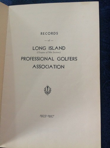 1957/63 Long Island NY Pro Golfers Assoc Record Books - Picture 3 of 7