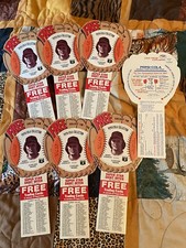 Lot Of 7 1977 Dennis Eckersley Pepsi Disks Unpunched Cleveland Indians