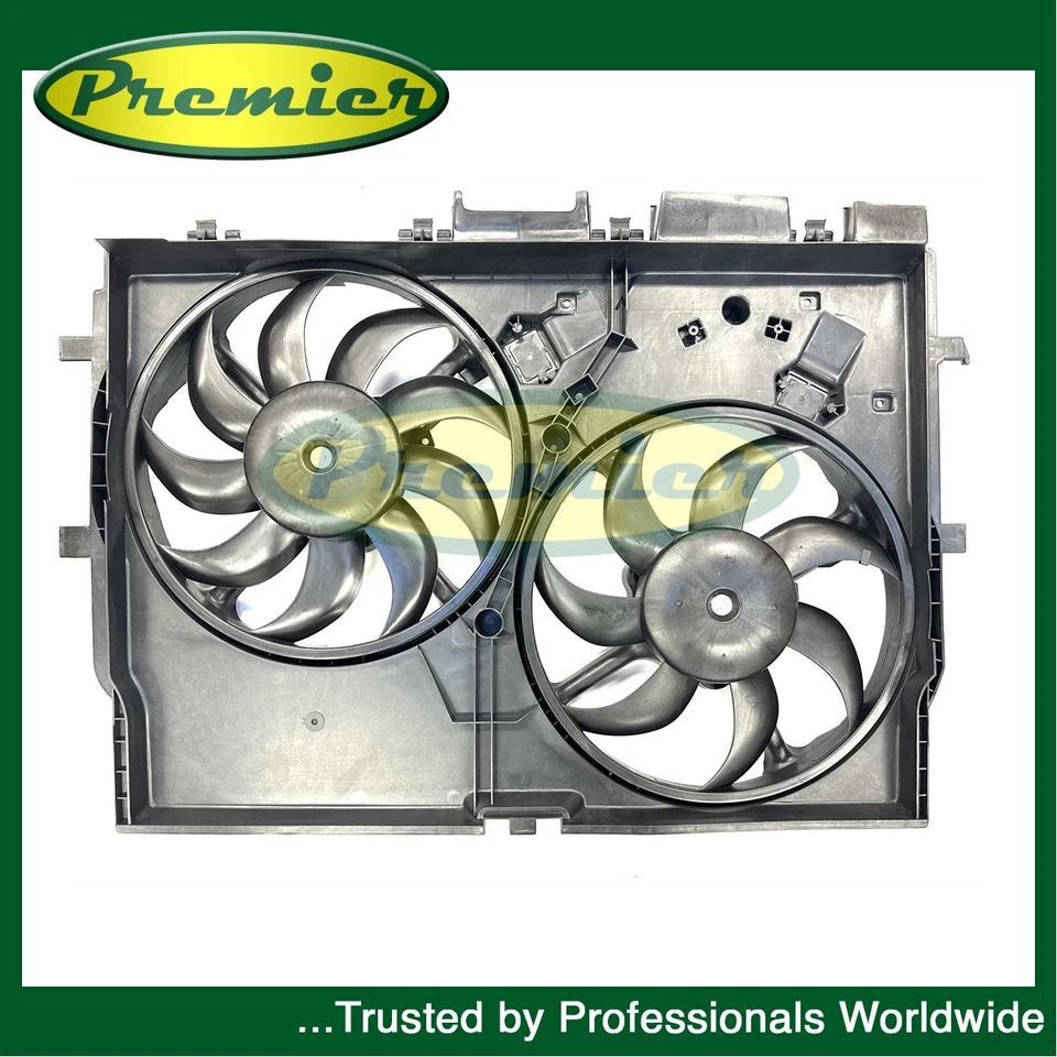 Premier Radiator Twin Cooling Fan Fits Peugeot Boxer Fiat Ducato Citroen Relay - Изображение 2 из 4