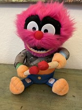 RARE DISNEY ANIMAL MUPPET Drummer Animated Sings 14" Plush Stuffed